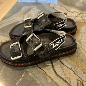ZADIG & VOLTAIRE GIRLS CAN DO ANYTHING SANDALS